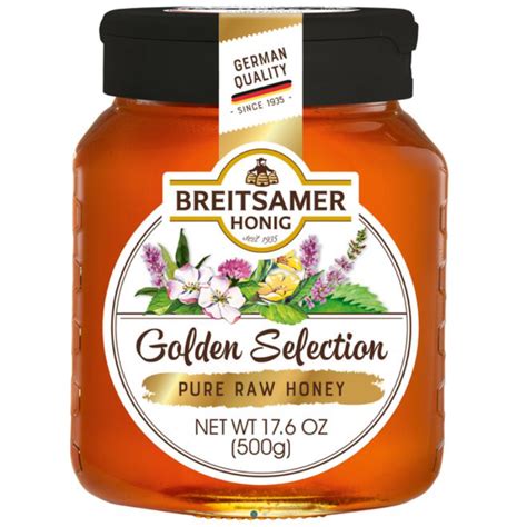 Breitsamer Pure Raw Honey - Golden Selection